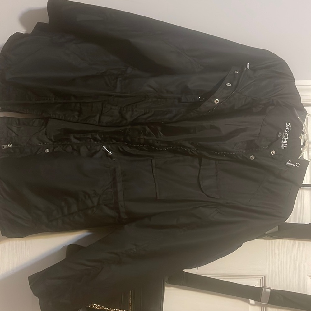 Barely Used Black Rain Jacket